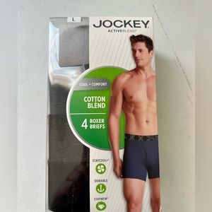 Jockey Large Boxer Briefs 4 pack